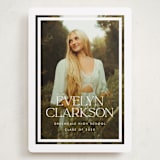 "Structural" - Graduation Announcements in Snowdrop by Snow and Ivy - Front