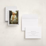 "Structural" - Graduation Announcements in Snowdrop by Snow and Ivy - Assembled