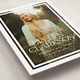 "Structural" - Graduation Announcements in Snowdrop by Snow and Ivy - Detail