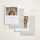 "Etna" - Graduation Announcements in Latte by Blustery August - Back of Card Options