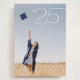 "Corner Year" - Graduation Announcements in Snow by Jackie Crawford - Front