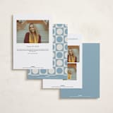 "Modern Year" - Graduation Announcements in Lake by Kelly Watkins - Back of Card Options