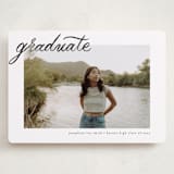 "Alignment" - Graduation Announcements in Onyx by Ashley DeMeyere - Front