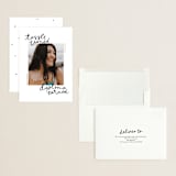 "Tassel turned, diploma earned" - Graduation Announcements in Noir by Abbigail Lim - Assembled