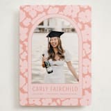 "Pink Graduation Announcement" - Graduation Announcements in Petal by Aubrey Fairchild - Front
