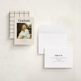 "Persistence" - Graduation Announcements in Cream by Nazia Hyder - Assembled