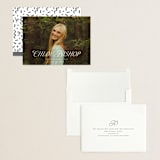 "Chic Name" - Graduation Announcements in Cloud by Carolyn MacLaren - Assembled