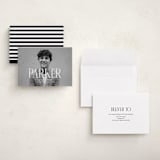 "In the Center" - Graduation Announcements in Cloud by Susan Brown - Assembled