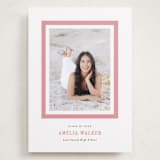 "Charm" - Graduation Announcements in Peony by Sara Hicks Malone - Front