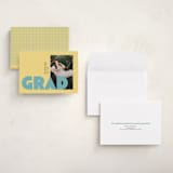 "Bold Baddie" - Graduation Announcements in Legal Pad by Claire - Assembled