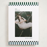 "Checked Out" - Graduation Announcements in Pine by Rachel Cassel - Front