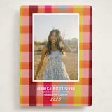 "Rainbow plaid" - Graduation Announcements in Ruby by Kat Roberts - Front