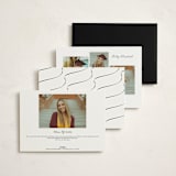 "Ribbons and Cords" - Graduation Announcements in Ink by Megan Davis - Back of Card Options