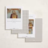 "Sure Thing" - Graduation Announcements in Waterlily by Owl and Toad - Back of Card Options