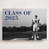 "Bold Headline" - Graduation Announcements in Midnight by Emily Sabol Goss - Front