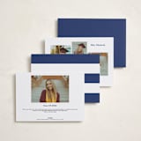 "Bold Headline" - Graduation Announcements in Midnight by Emily Sabol Goss - Back of Card Options