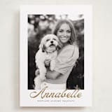 "vintage script" - Graduation Announcements in Golden by Maja Cunningham - Front