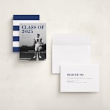 "Bold Headline" - Graduation Announcements in Midnight by Emily Sabol Goss - Assembled