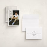 "grad ribbon" - Graduation Announcements in Taupe by Sarah Curry - Assembled