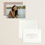 "Pillar" - Graduation Announcements in Snow by Owl and Toad - Assembled