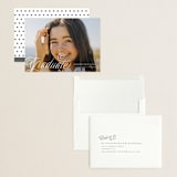 "Swooping" - Graduation Announcements in Cotton by Carmia Jordaan - Assembled