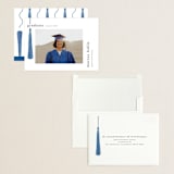 "Tassled" - Graduation Announcements in Cobalt by Ashlee Townsend - Assembled
