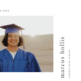 "Tassled" - Graduation Announcements in Cobalt by Ashlee Townsend - Detail