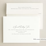 "Timeless Classic" - Graduation Announcements in Noir by Brandy Folse - FREE Recipient Addressing