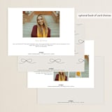 "Etna" - Graduation Announcements in Latte by Blustery August - Back of Card Options