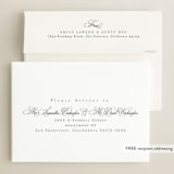 "With a flourish" - Graduation Announcements in Salt by Lea Delaveris - FREE Recipient Addressing