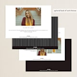 "Classy Graduate" - Graduation Announcements in Salt by Stephanie Hawkes - Back of Card Options