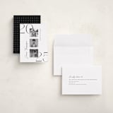 "Stacked" - Graduation Announcements in Ivory by Monika Torun - Assembled