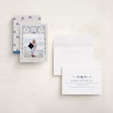 "Grad Crest" - Graduation Announcements in Indigo by Petra Kern - Assembled