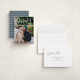 "Tassled T" - Graduation Announcements in Snow by Lauren Chism - Assembled