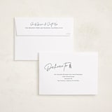 "Tassled T" - Graduation Announcements in Snow by Lauren Chism - FREE Recipient Addressing