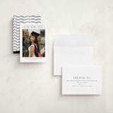 "Newsprint" - Graduation Announcements in Snow by Nicoletta Savod - Assembled