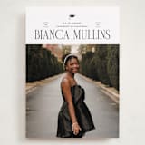 "Accomplishment" - Graduation Announcements in Opal by Cindy Reynolds - Front