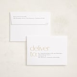 "chic five" - Graduation Announcements in Marigold by Carolyn Nicks - FREE Recipient Addressing