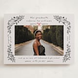 "Celebratory Frame" - Graduation Announcements in Linen by Ana de Sousa - Front