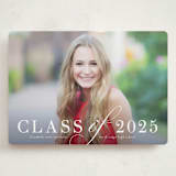 "Timeless Grad" - Graduation Announcements in Pebble by Katy Shen - Front