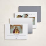 "Timeless Grad" - Graduation Announcements in Pebble by Katy Shen - Back of Card Options