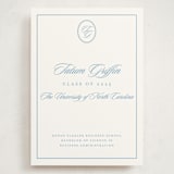 "Scripted" - Graduation Announcements in Capri by Creo Study - Front