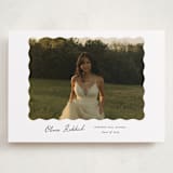 "r e f l e c t i o n" - Graduation Announcements in Charcoal by Sara Hicks Malone - Front