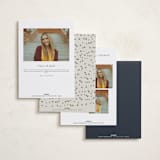 "Double the cheers" - Graduation Announcements in Nightsky by Pati Cascino - Back of Card Options