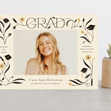"Grad Florals" - Graduation Announcements in Cream by Morgan Ramberg - Front