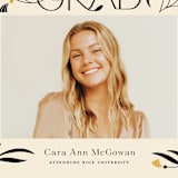 "Grad Florals" - Graduation Announcements in Cream by Morgan Ramberg - Detail