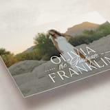 "Lovely Day" - Graduation Announcements in Pearl by Paper Raven Co. - Detail