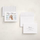 "Minimal Flourish" - Graduation Announcements in Noir by AK Graphics - Assembled