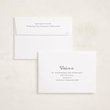 "Minimal Flourish" - Graduation Announcements in Noir by AK Graphics - FREE Recipient Addressing