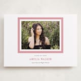"Charm" - Graduation Announcements in Peony by Sara Hicks Malone - Front